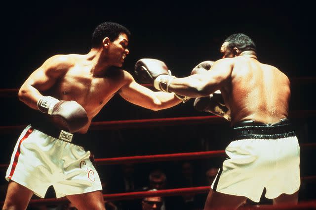 <p>Frank Connor/Columbia/Kobal/Shutterstock</p> (Left-right:) Will Smith and Michael Bent in 'Ali'