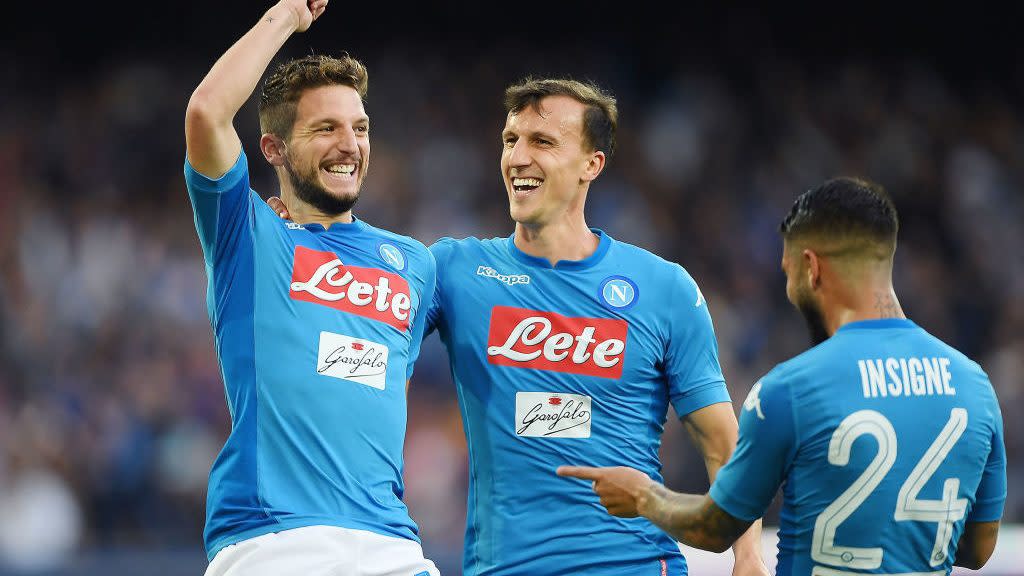 Napoli y Juventus comandan la liga italiana aunque Inter y Lazio les sigue de cerca (Foto: Getty). 