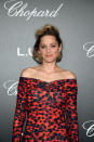 <p>Ce 71eme festival lancé, Marion Cotillard a été vue dans une combi léopard rouge à l’hôtel Martinez lors de la soirée Chopard, une célèbre marque de luxe suisse. Crédit photo : Getty Images </p>