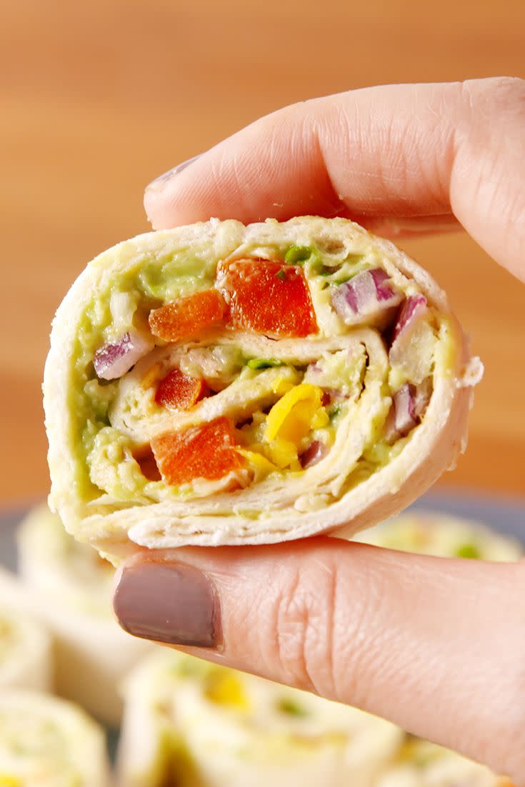 Chicken Avocado Roll-Ups