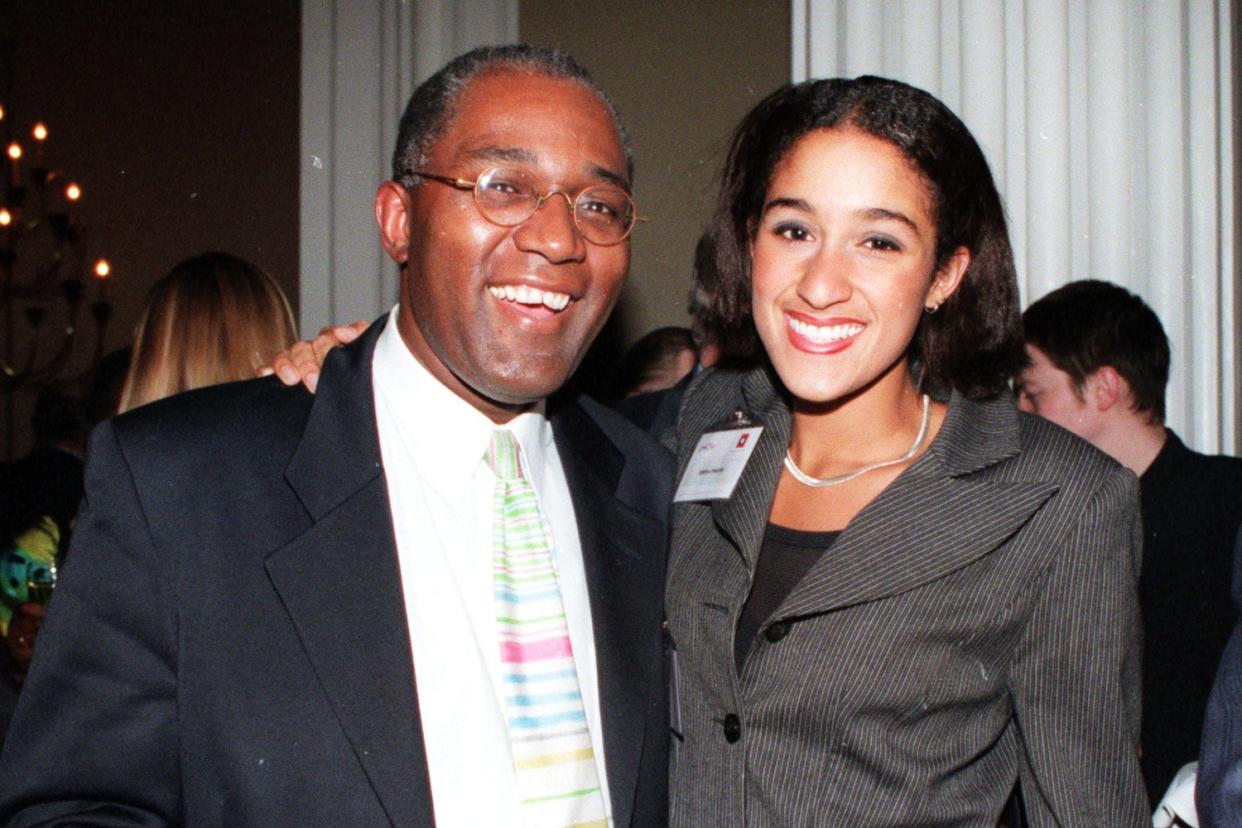 <p>Trevor Phillips with his daughter Sushila Phillips</p> (Nigel Howard/Evening Standard)