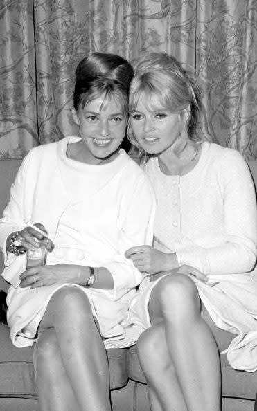 Jeanne Moreau and Brigitte Bardot - Credit: New York Daily News/ Getty