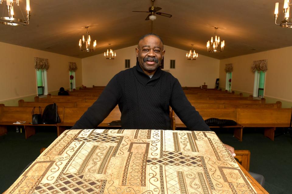The Rev. Michael A. Pressley Sr. serves as senior pastor of Mount Zion Church of God in Christ in Canton and is founder of the H.O.P.E. Coalition, which is working to raise awareness of opioid addiction and overdoses in the Black community.