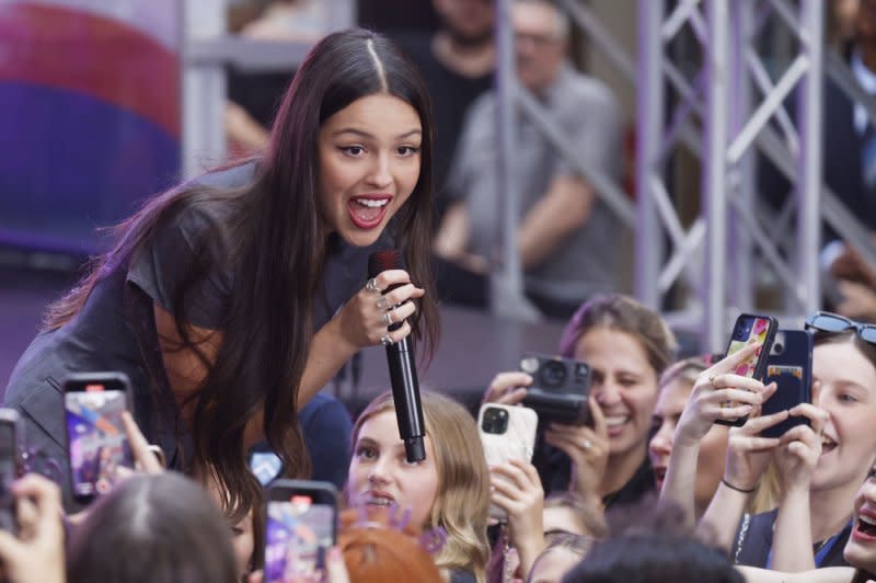 Olivia Rodrigo performs on "Today" on Friday. File Photo by John Angelillo/UPI