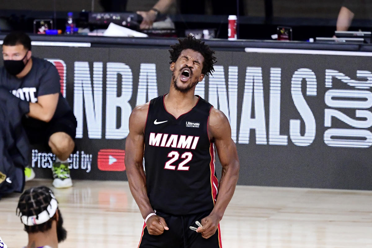 Jimmy Butler shows off absurd collection of Broncos jerseys