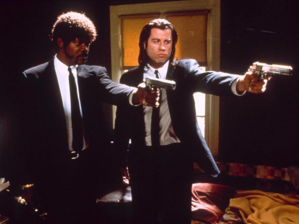 Samuel L Jackson and John Travolta in Pulp Fiction (Mega Productions/Rex/Shutterstock)