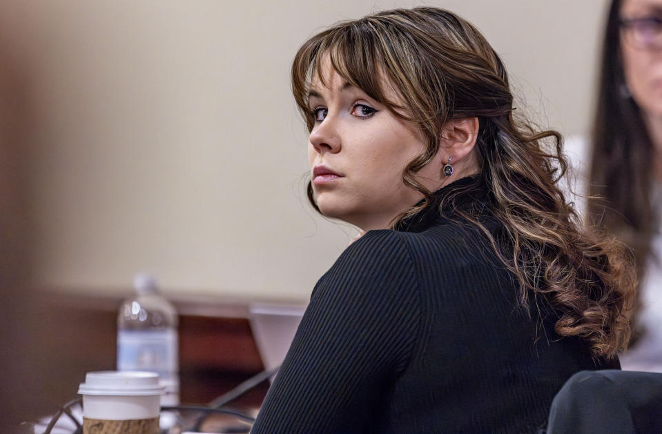 Hannah Gutierrez-Reed in court.