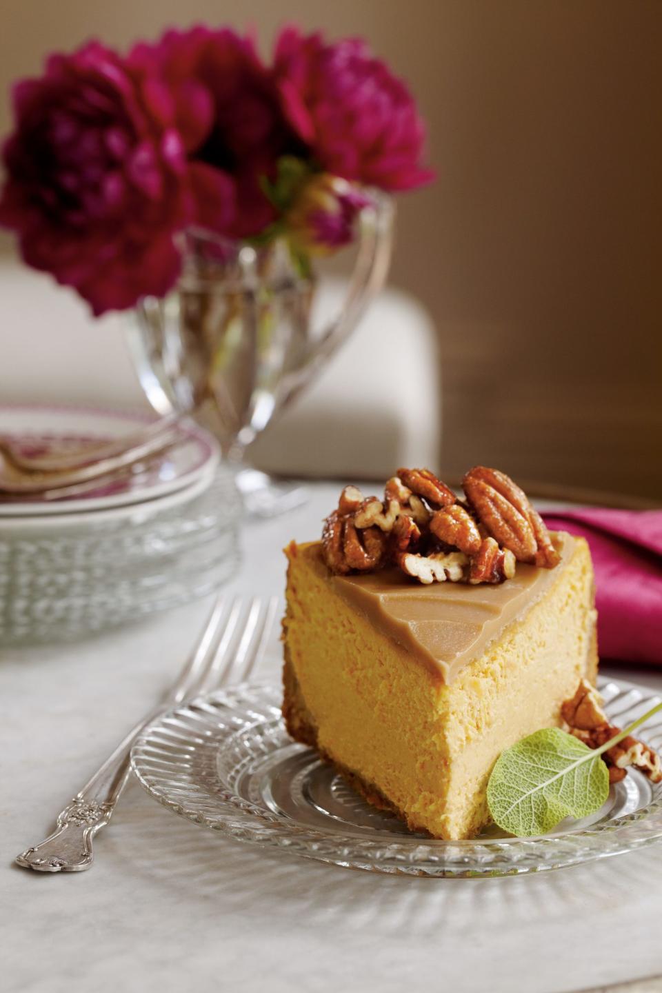 Pumpkin-Pecan Cheesecake