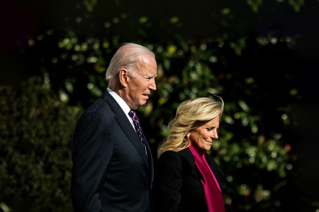 President Joe Biden and First Lady Jill Biden Samuel Corum/Getty Images