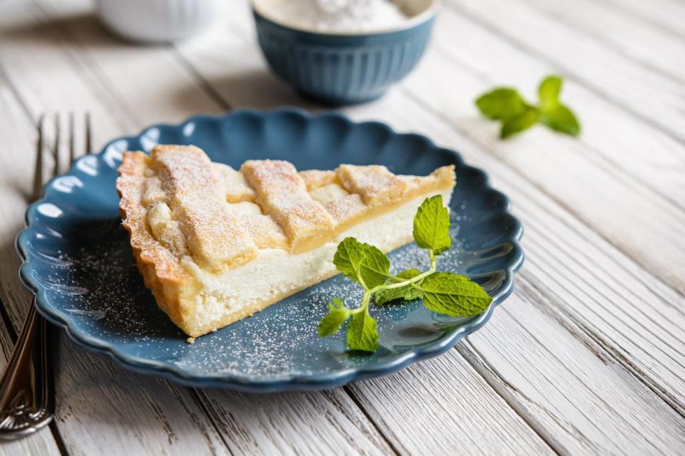 Rhode Island: Ricotta Pie