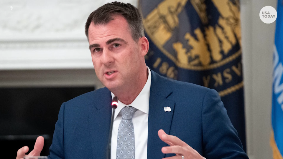 Oklahoma Gov. Kevin Stitt, a Republican, has signed laws banning abortion in his state.