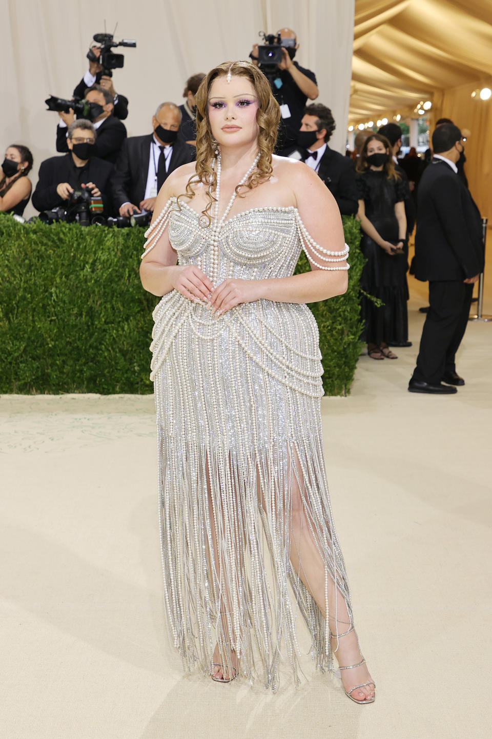 The 2021 Met Gala Celebrating In America: A Lexicon Of Fashion - Arrivals (Mike Coppola / Getty Images)