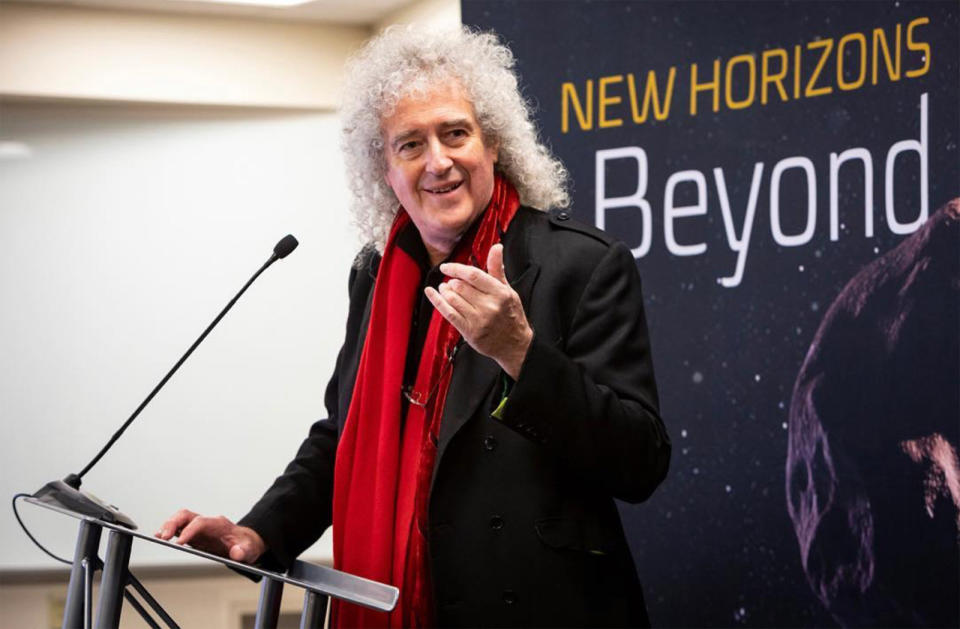 Queen guitarist Brian May hasn't been shy about his fondness for astronomy (he