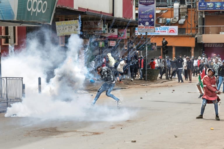 Protestas antigubernamentales en Nairobi, el 27 de junio de 2024 (Tony KARUMBA)