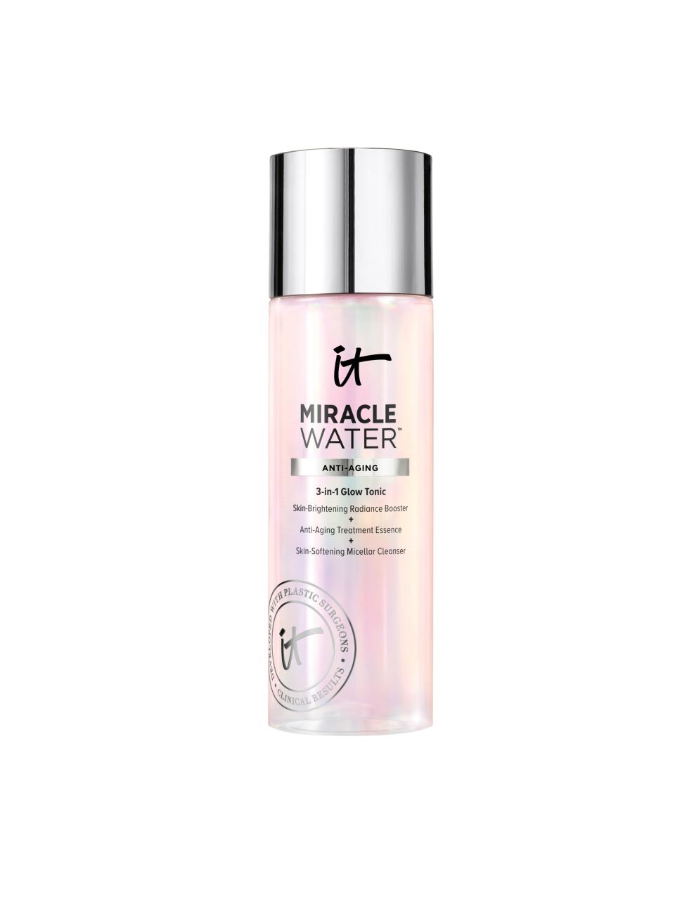 IT Cosmetics Miracle Water™ 3-in-1 Glow Tonic, $38
