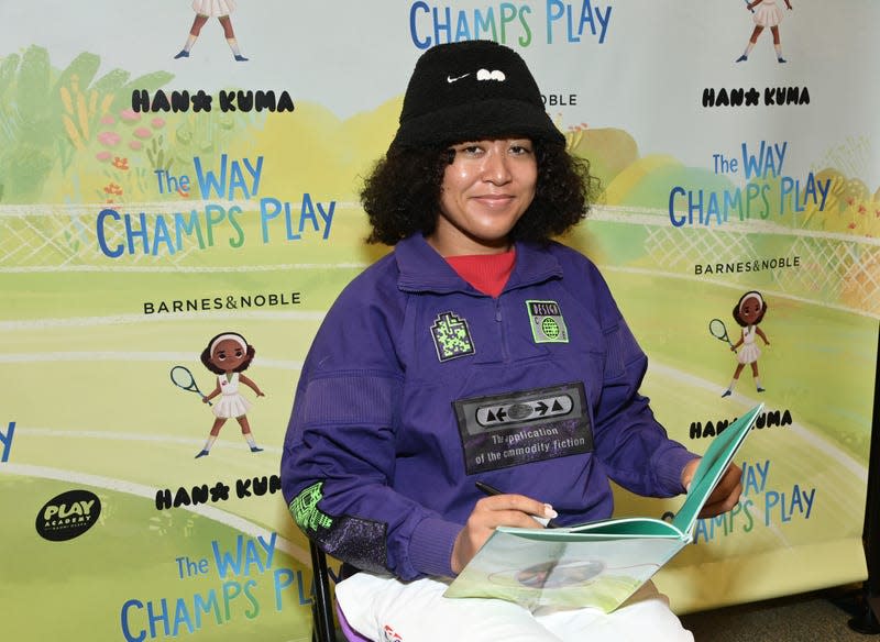 Naomi Osaka celebrates her new book “The Way Champs Play” at Barnes & Noble at The Grove on December 08, 2022 in Los Angeles, California.