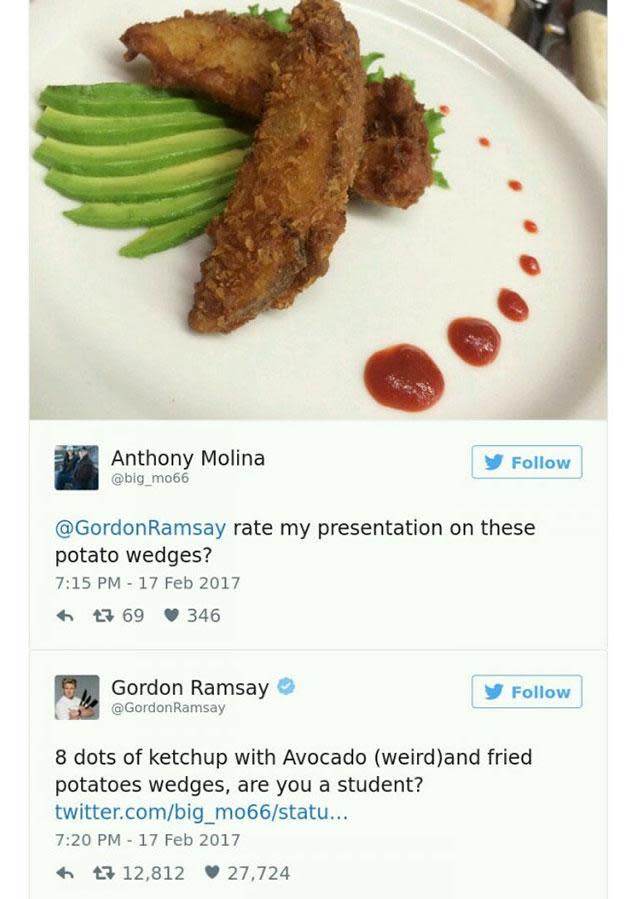 The most savage Gordon Ramsay tweets