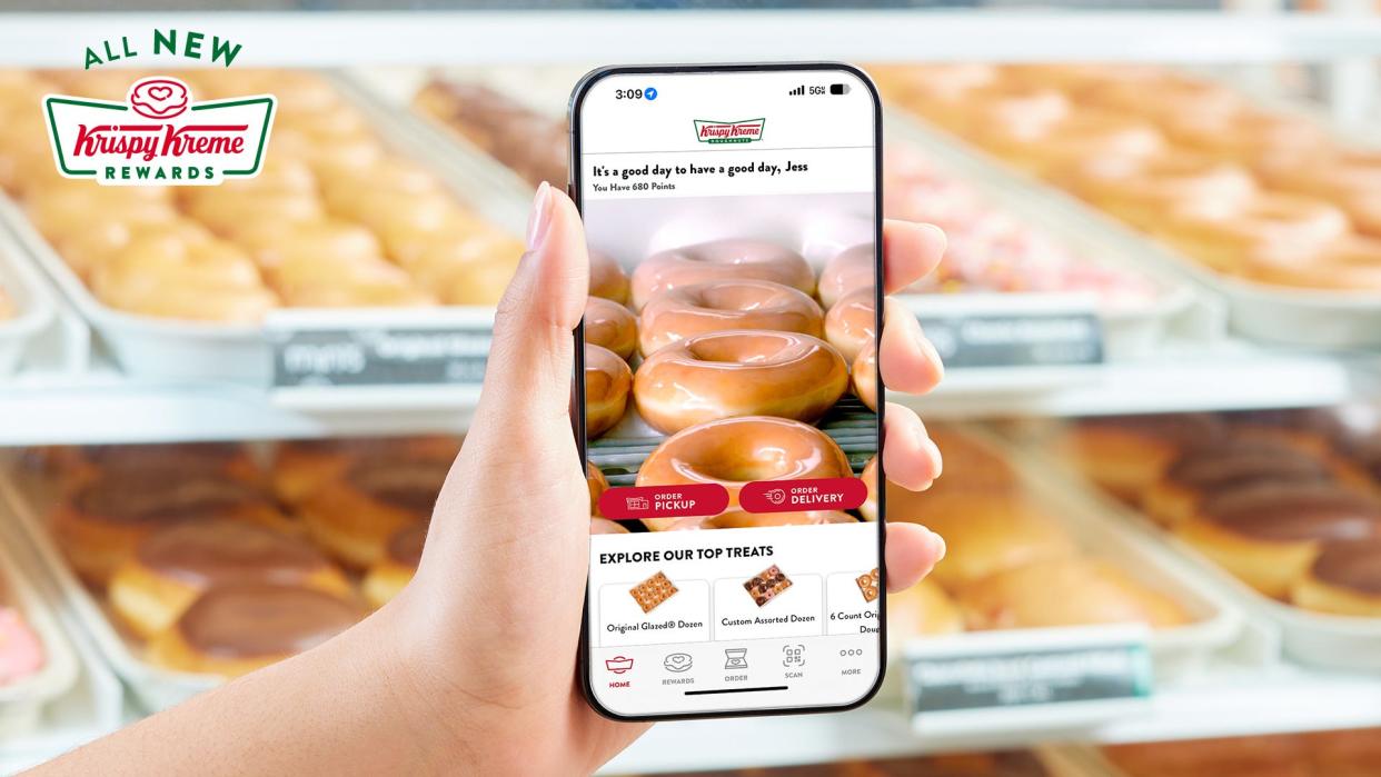 Krispy Kreme is revamping its rewards program to a more generous points system that makes it faster for members to earn and easier to redeem free doughnuts and beverages.