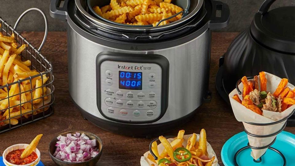 Whip up Super Bowl snacks with ease with this Instant Pot air fryer and pressure cooker, now on sale at Amazon.