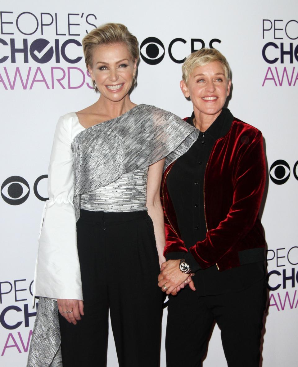 Portia de Rossi und Ellen DeGeneres