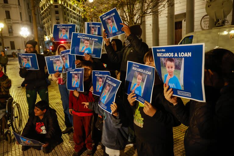 La organización Red Solidaria realizó un pedido por la búsqueda de Loan Peña