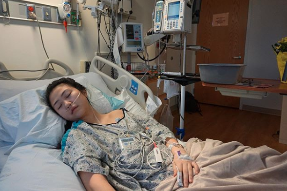 Claire Chung ha explicado cómo vapear dañó sus pulmones y la condujo al hospital. Fuente: Instagram/Claire Chung