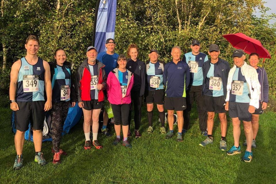 Burgess Hill Runners at the Highdown Hike | Picture via Oliver Day