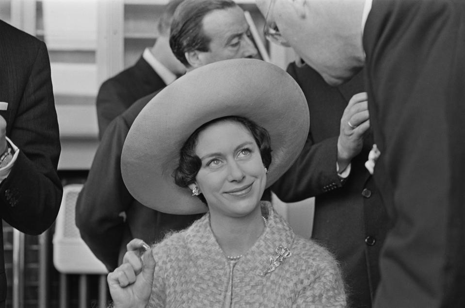 Princess Margaret, Countess of Snowdon (1930 - 2002), visits the Royal Asscher Diamond Company in Amsterdam, Netherlands, 19th May 1965.  (Photo by Les Lee/Daily Express/Hulton Archive/Getty Images)