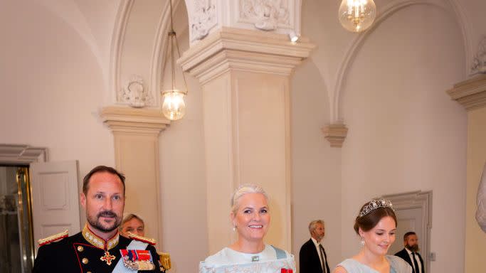 gala dinner for prince christian of denmark on his 18th birthday in copenhagen