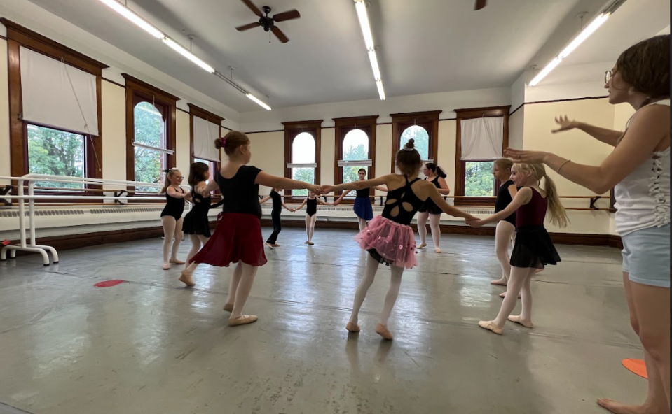 Young dancers go through practice for the upcoming performance of "Nightmare Before Christmas" to be held Oct.20-21 at Wayne Center for the Arts in Wooster.