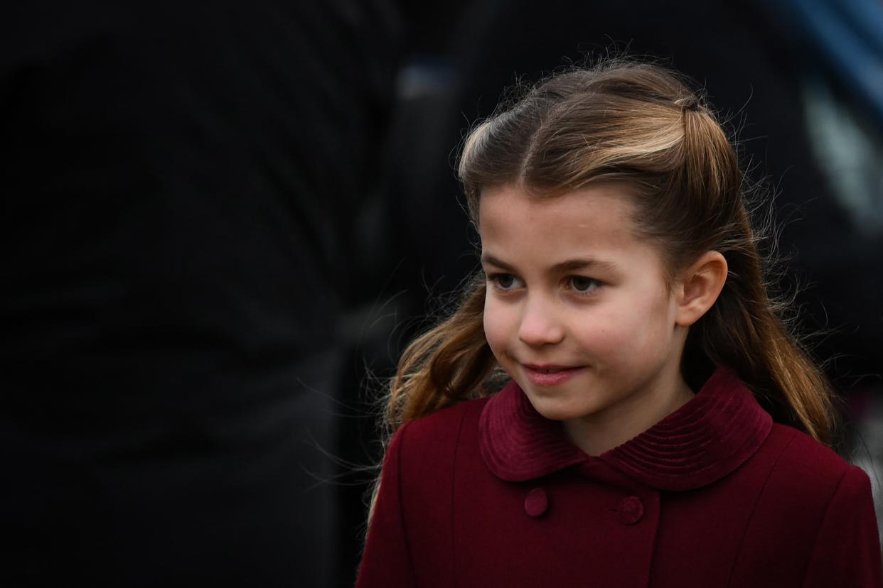 Princesa Charlotte de Gales. (Photo by Daniel LEAL / AFP) (Photo by DANIEL LEAL/AFP via Getty Images)
