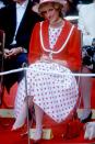 <p>Diana wears red once more to open the Boourke Street Mall in Melbourne.<br></p>