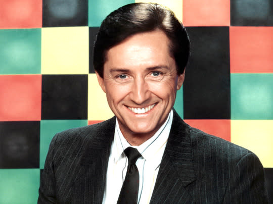 Game show host Jim Perry passed away November 20 following a five-year battle with cancer at the age of 82. Perry hosted two daytime game show staples for NBC: “Card Sharks,” from 1978 to 1981, and “Sale of the Century,” from 1983 to 1989. He also worked as a radio DJ and hosted a number of Canadian game shows, as well as the Miss Canada beauty pageant for more than two decades. (Credit: Everett Collection)  