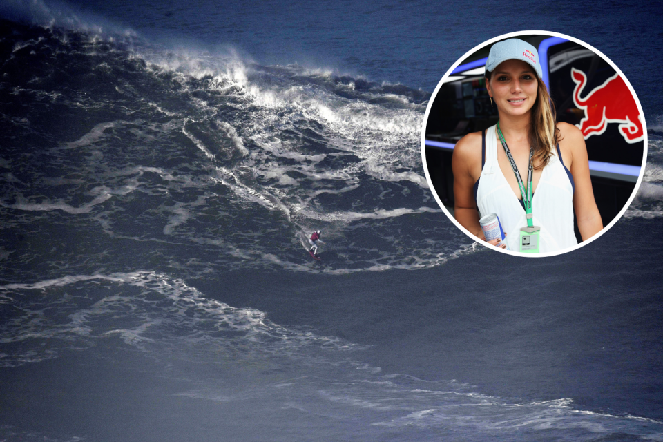 Maya Gabeira has set a new world record after mastering a wave off the coast of Portugal