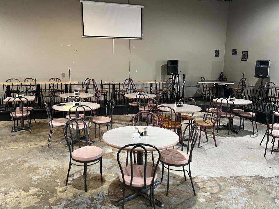 The dining area at The Bistro, a new restaurant at 110 N. First St. in downtown Gadsden that opened in August.