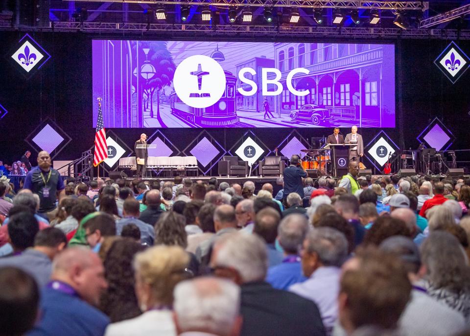 Southern Baptist Convention at the Ernest N Morial Convention Center in New Orleans.  Tuesday June 13, 2023.