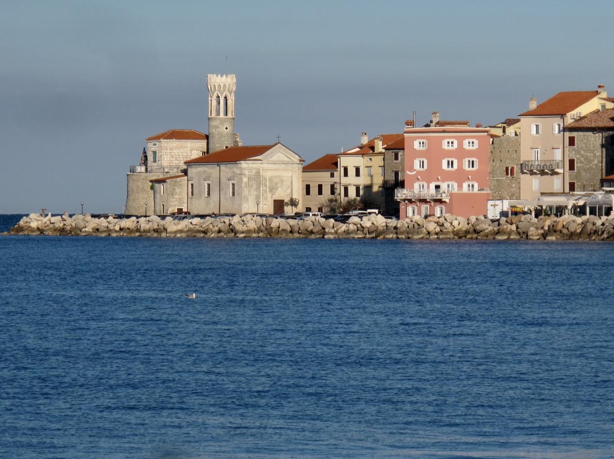 Happy days: Piran in Slovenia, location for the writer’s last stay in an Airbnb (Simon Calder)