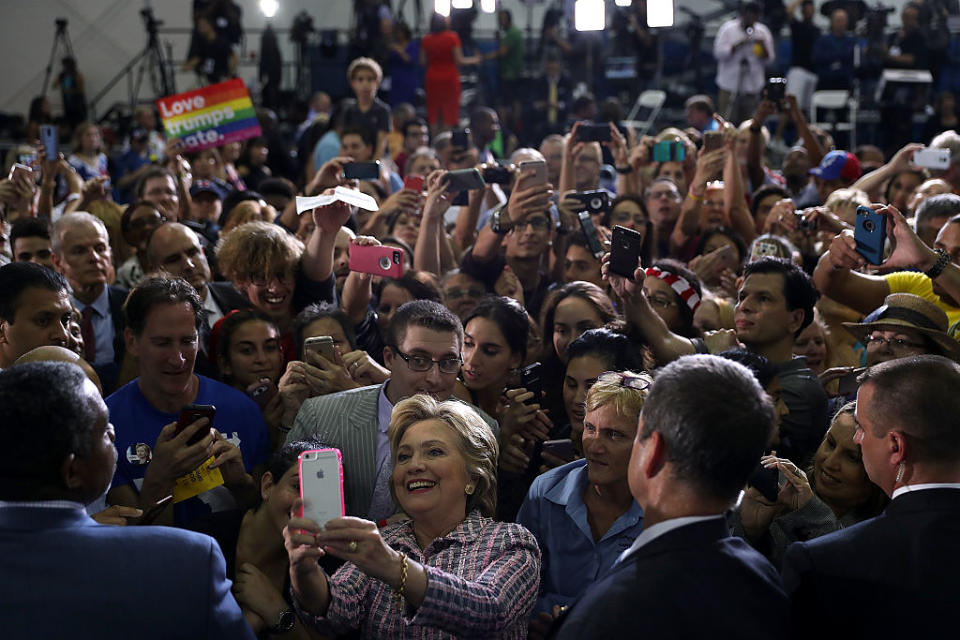 Hillary Clinton in Coral Springs, Fla.