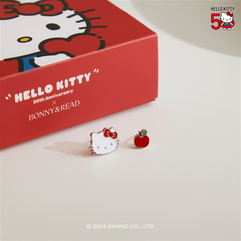 Bonny&Read推出的Hello Kitty系列飾品。（圖／品牌業者提供）