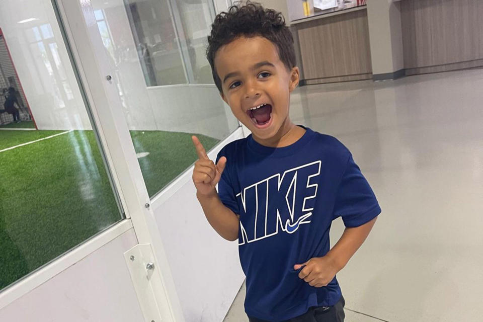 <p>Dom Dwyer and Sydney Leroux's son <a href="https://www.instagram.com/p/CTptf6IFj27/" rel="nofollow noopener" target="_blank" data-ylk="slk:Cassius;elm:context_link;itc:0;sec:content-canvas" class="link ">Cassius</a> turned 5 on Sept. 10.</p>