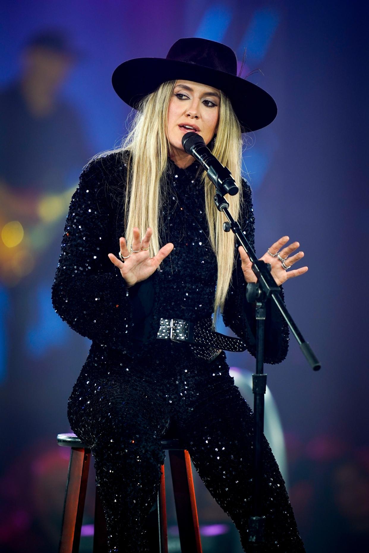 Lainey Wilson performs during the 71st annual BMI Country Awards in Nashville, Tenn., Tuesday, Nov. 7, 2023.