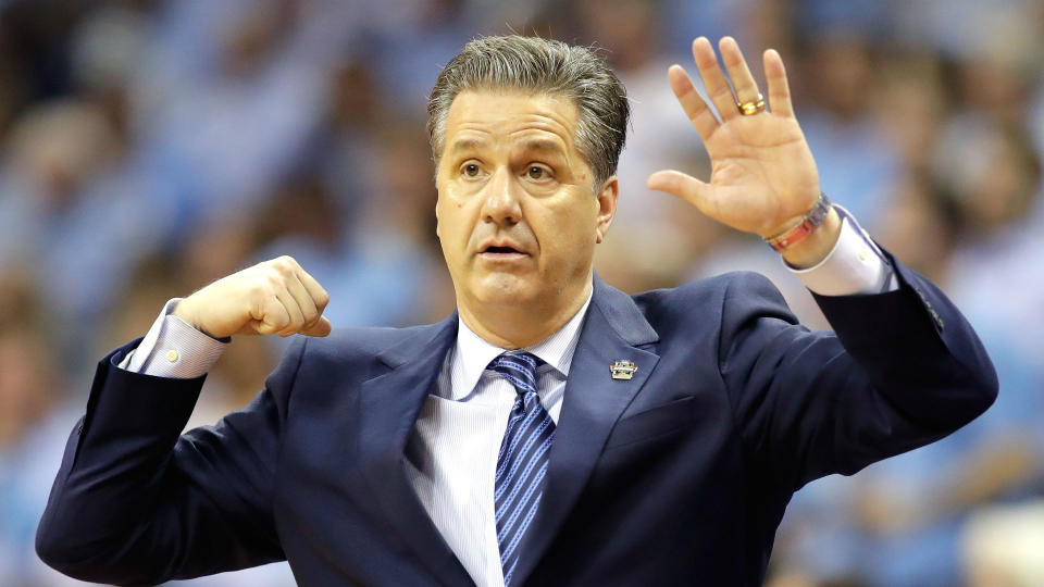 John Calipari has concerns about those who choose to take a G League Select Contract. (Getty Images)