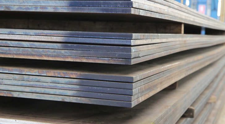 steel stocks: several sheets of steel in a stack. CLF is a steelmaker.