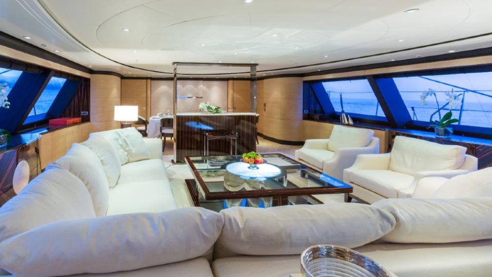 'Q' is a 179-foot custom sailing yacht that is designed for racing and cruising the world.