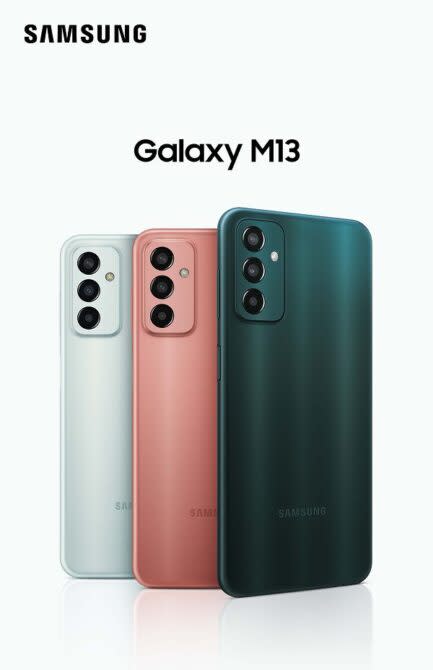 Galaxy M13單機建議售價 4,990 元。