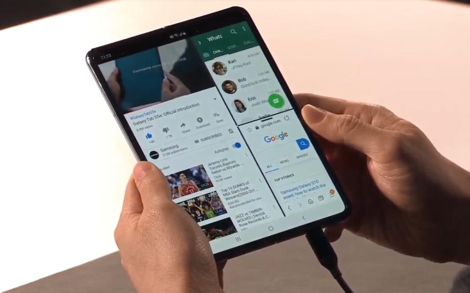 Samsung recently announced it would be launching a folding phone