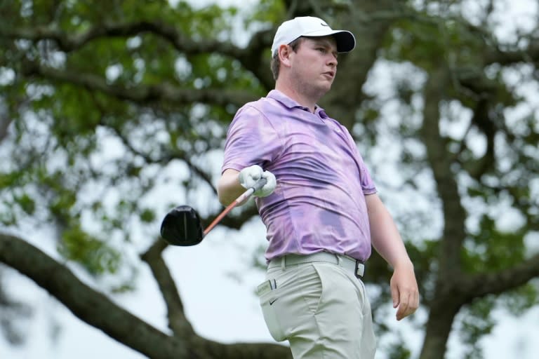 Scotland's Robert MacIntyre shared the lead with American Beau Hossler after the first round of the PGA Myrtle Beach Classic (Raj Mehta)