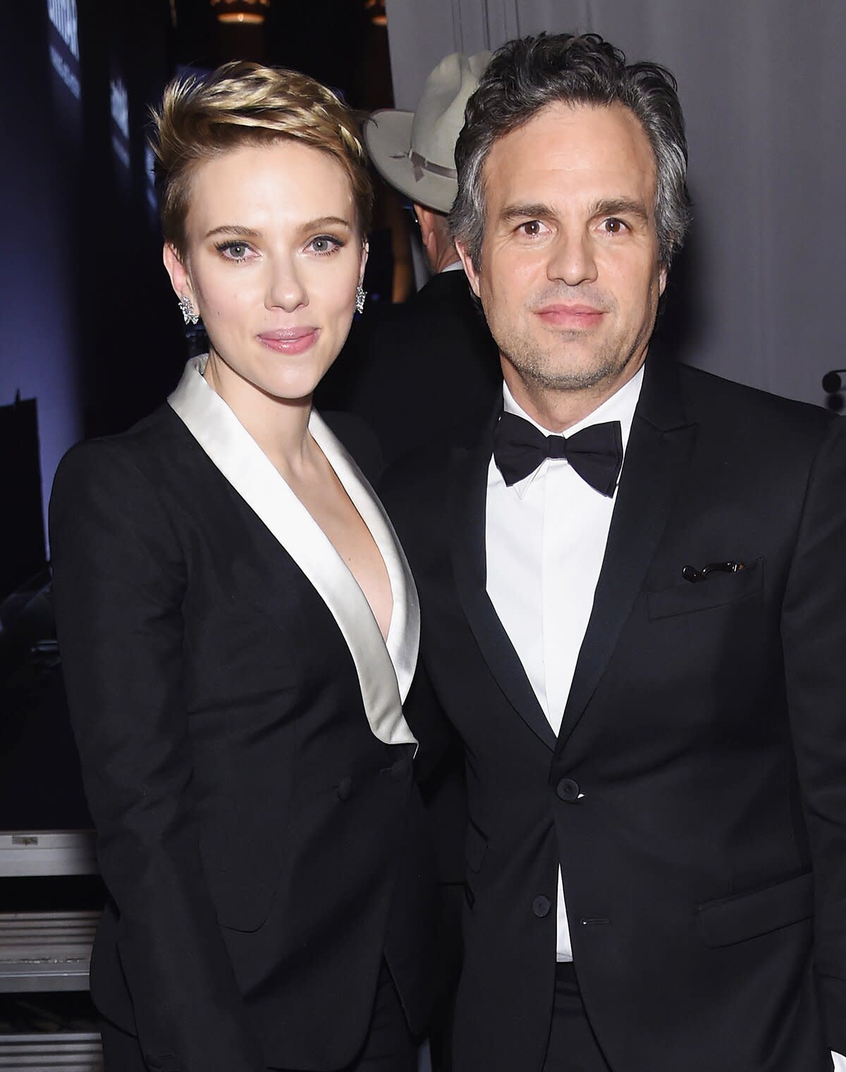 Scarlett Johansson and actor Mark Ruffalo