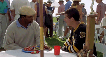 adam sandler saying well some might call it luck in happy gilmore
