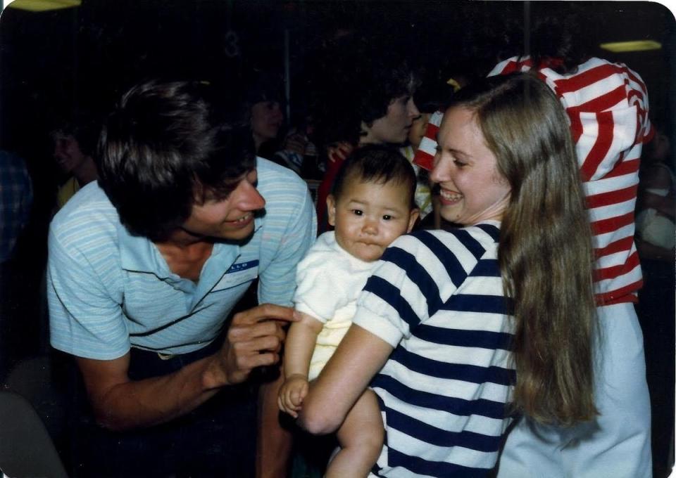 Kevin and Gina Nelson adopted Katie from Korea in the '70s. 